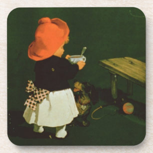 Porta-copo Propaganda de poster para 'o malte Coffee de