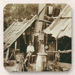Porta-copo Prospector australiano, c.1880s (foto do sepia)