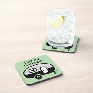 Porta-copo Protetor de plástico Happy Camper para casa de reb