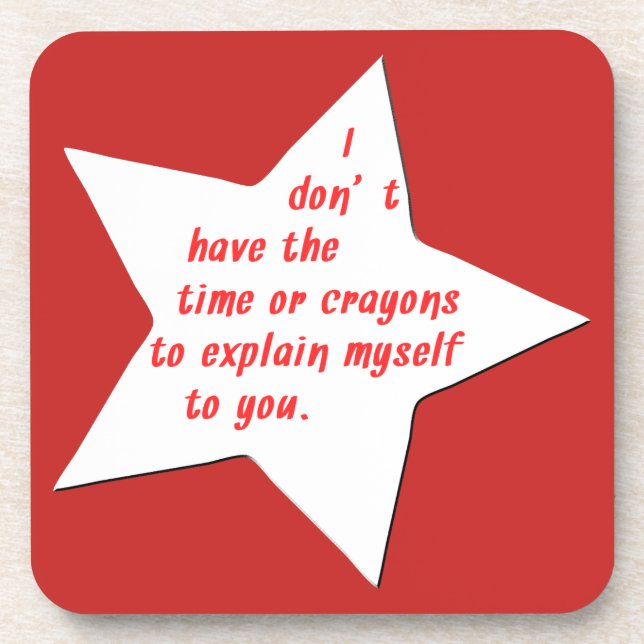 Porta-copo Provérbio ou citações engraçadas para amantes do (Frente)