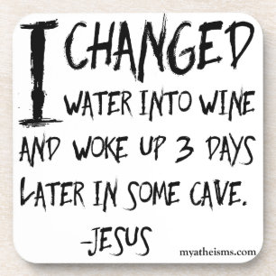 Porta-copo Provérbios ateus irreverentes e divertidos