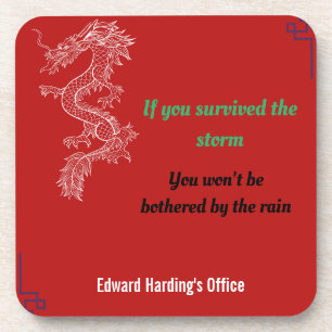 Porta-copo Provérbios chineses - Sobreviveram à Tempestade.