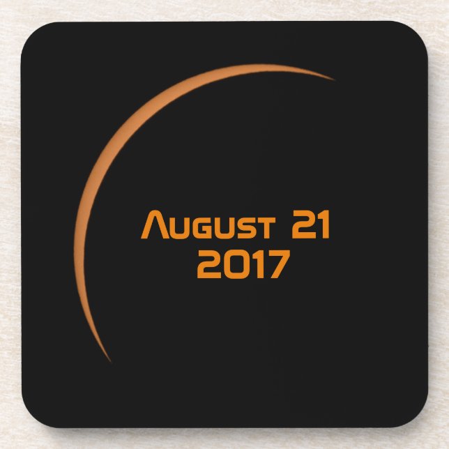 Porta-copo Próximo do Máximo 21 de agosto de 2017 Eclipse Sol (Frente)