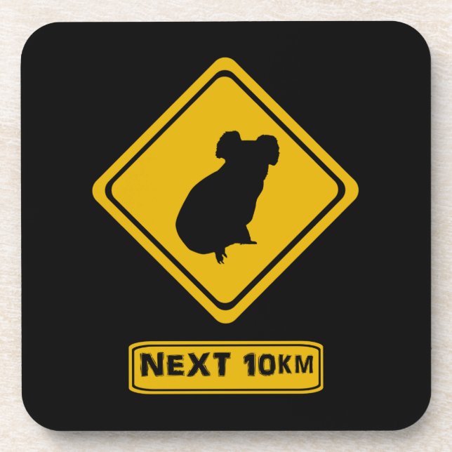 Porta-copo próximo koalas de 10 km (Frente)