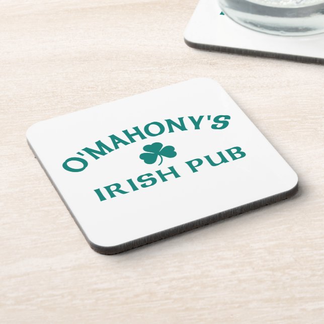 Porta-copo Pub Irlandês O'Mahony  (Left Side)
