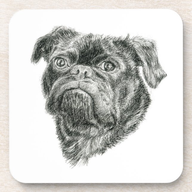 Porta-copo Pug (Frente)