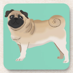 Porta-copo Pug bonito
