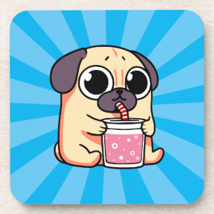 Porta-copo Pug Gato