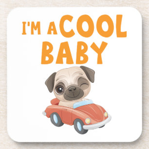 Porta-copo Pug I'm Legal Baby