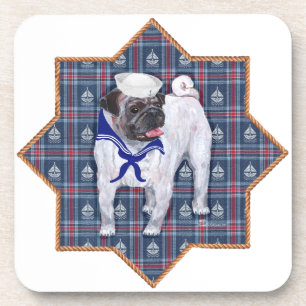 Porta-copo Pug Sailor