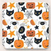 Pumpkin, aranha, gato preto