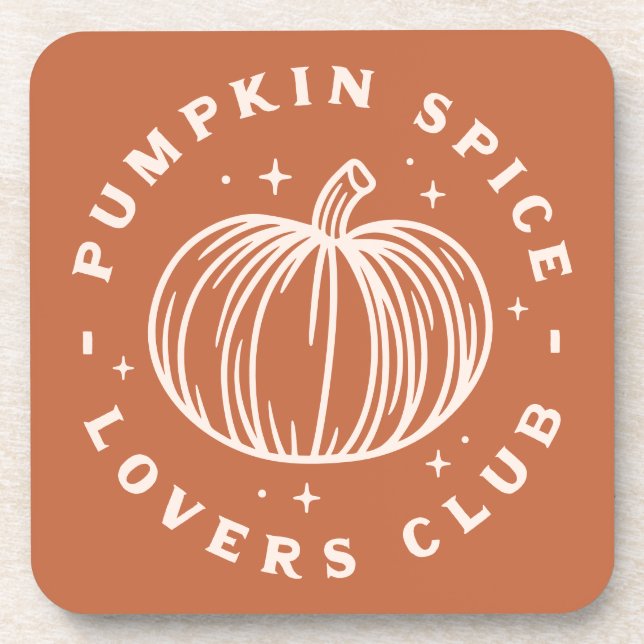 Porta-copo Pumpkin Spice Lovers Club (Frente)