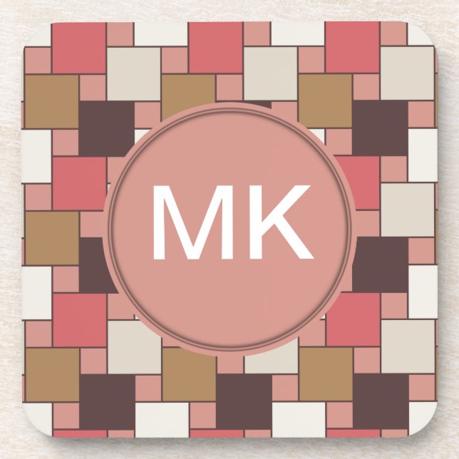 Porta-copo Pumpkin Spice Weave Patterno (Frente)