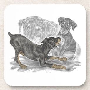 Porta-copo Puppies Doberman Pinscher