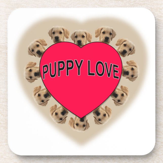 Porta-copo Puppy Love (Frente)