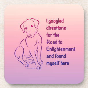 Porta-copo Puppy Road to Enlight