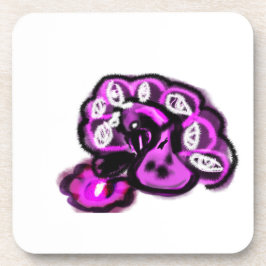 Porta-copo Purple peacock