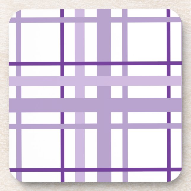 Porta-copo Purple Stripes Pattern  (Frente)