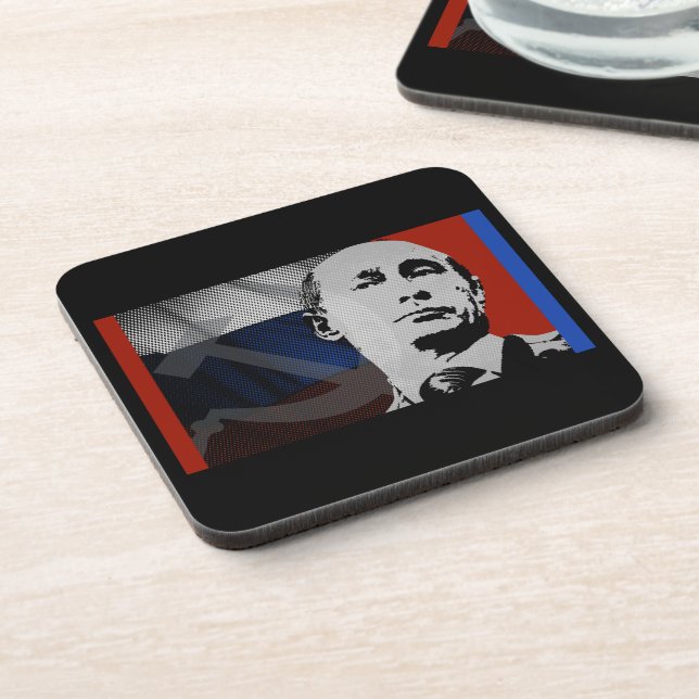Porta-copo Putin com a Bandeira Russa (Left Side)
