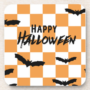 Porta-copo Quadro de Controlo Laranja de Bats Spooky do Hallo