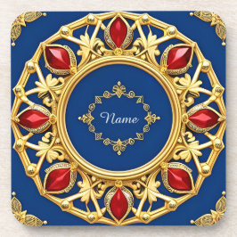 Porta-copo Quadro do Coração do Ouro Luxurioso