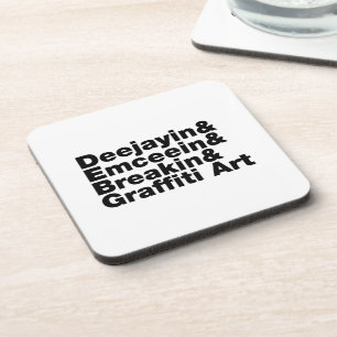 Porta-copo Quatro Elementos de Hip Hop