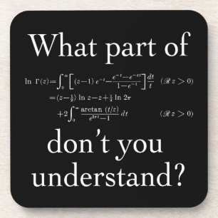 Porta-copo Que parte de... Branco no escuro