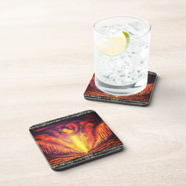 Porta-copo Queimando Céu (Lado Direito)