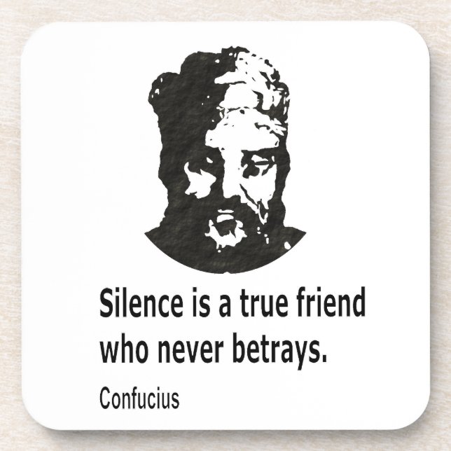 Porta-copo Quote By Confucius (Frente)