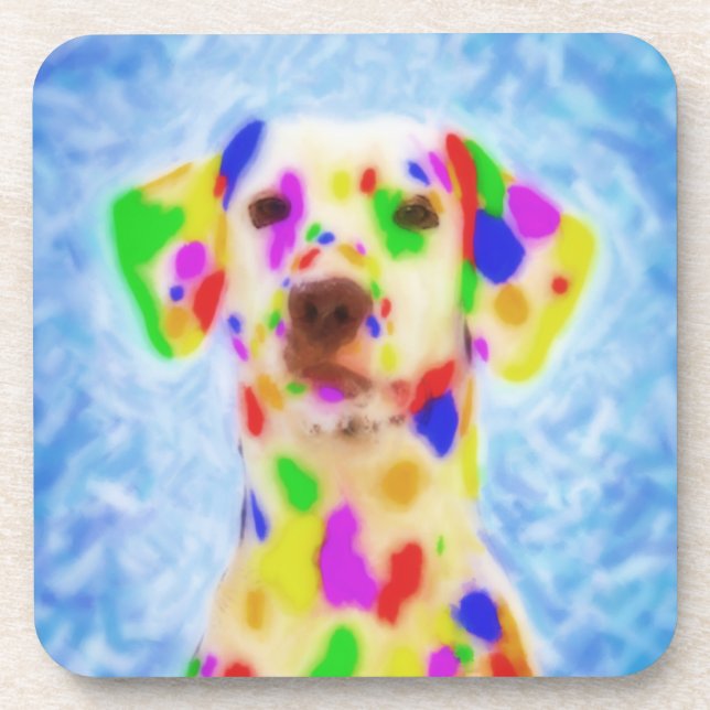 Porta-copo Rainbow Dalmatian (Frente)