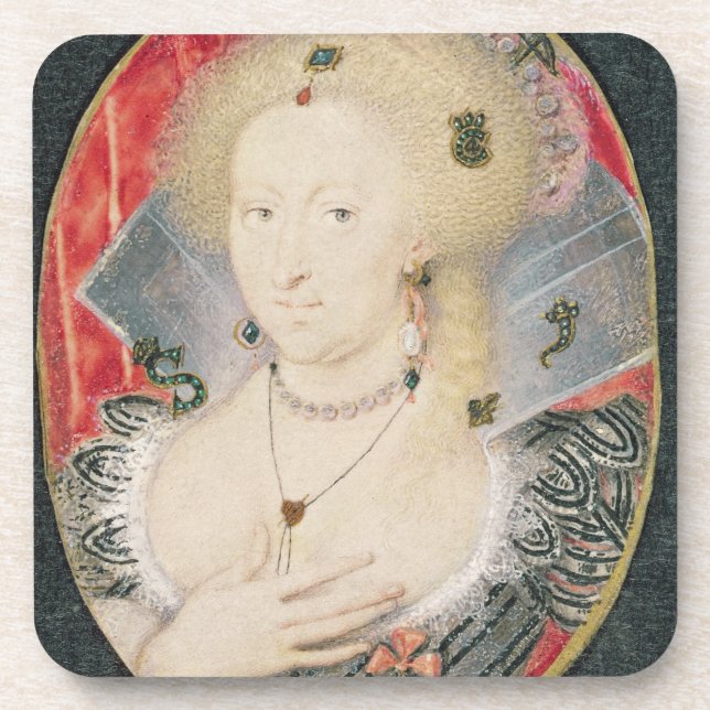 Porta-copo Rainha Anne de Dinamarca, diminuto (Frente)
