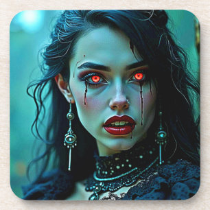 Porta-copo Rainha Vampira: Arte de Sedução Sombria