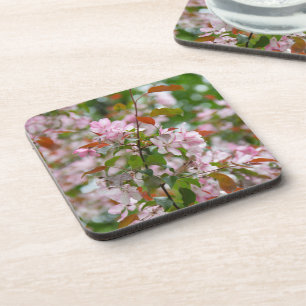 Porta-copo Ramo delicado com macieira de flores