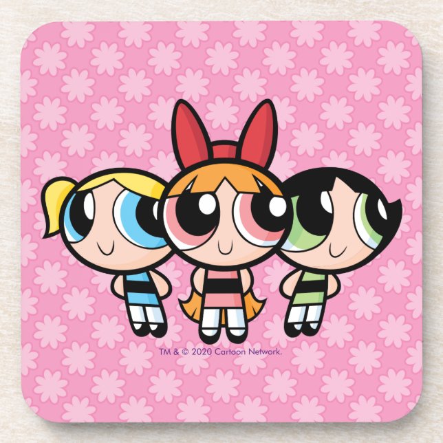 Porta-copo Raparigas Powerpuff: Açúcar, Especiarias e Tudo Mu (Frente)