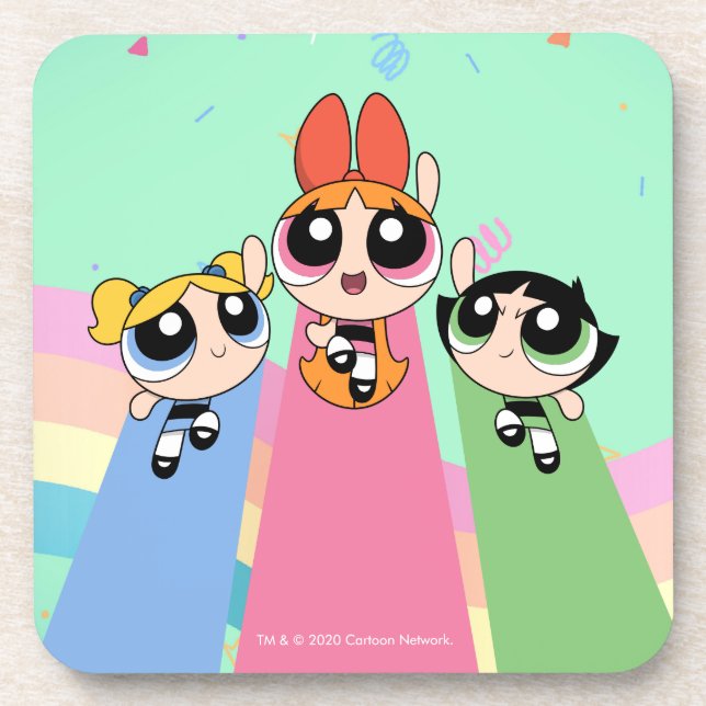 Porta-copo Raparigas Powerpuff Voam Alto (Frente)