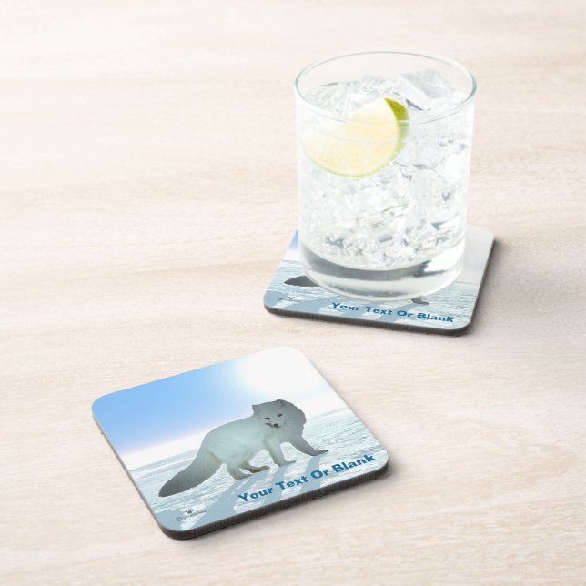 Porta-copo Raposa Árctica (Lado Direito)