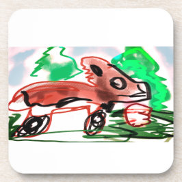 Porta-copo Raposa na primavera