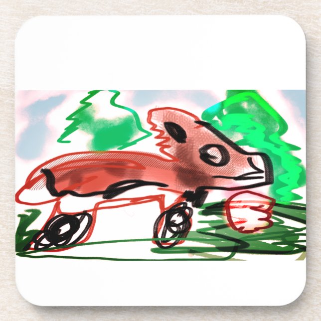 Porta-copo Raposa na primavera (Frente)