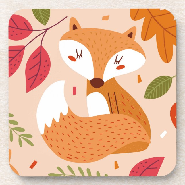 Porta-copo Raposas de Pessoas Modernas (Frente)