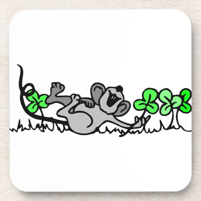 Porta-copo Rato Brincando De Camarões (Frente)