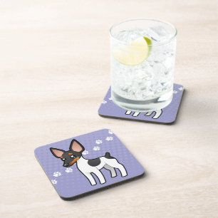 Porta-copo Rato Terrier dos desenhos animados/Fox Terrier do