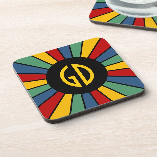 Porta-copo RAYS BOTON I + sua foto, texto, monograma (Left Side)