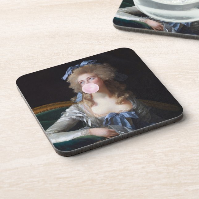 Porta-copo Recatada com Chiclete Rosa (Left Side)