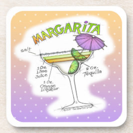 PORTA-COPO RECEITA DE MARGARITA COQUETEL ART