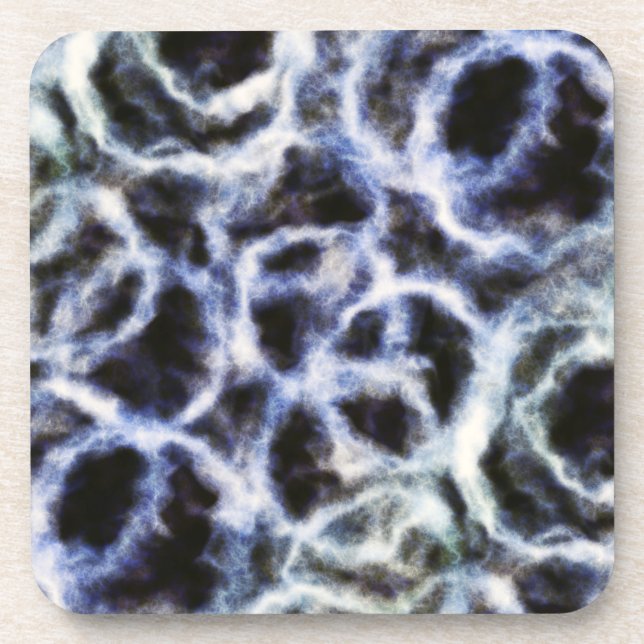 Porta-copo recycled indigo shibori : (Frente)