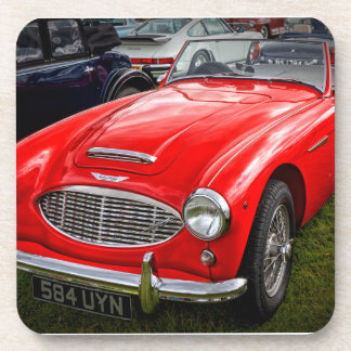 Porta-copo Red Austin Healey 3000 carro desportivo clássico