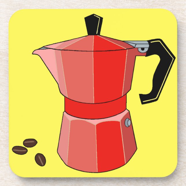 Porta-copo Red Rainbow Espresso (Frente)