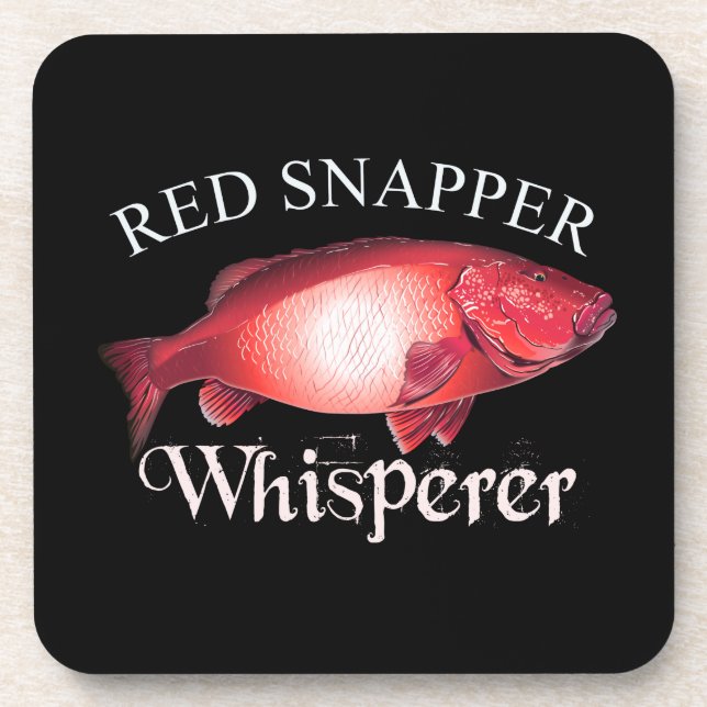 Porta-copo Red Snapper Whisperer Dark (Frente)