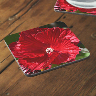 Porta-copo Red Swamp Hibiscus Bloom Floral