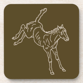 Porta-copo Refeição de Cavalo - linha transparente.